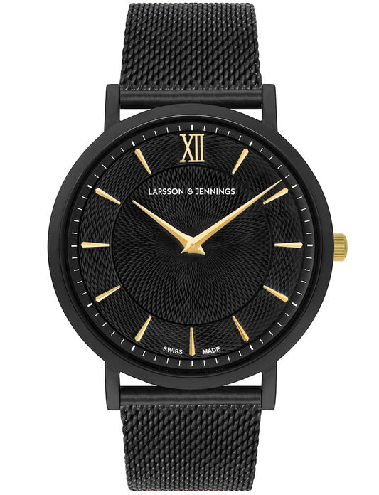 Sloan Diamond Milanese 40mm Black