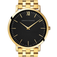 Lj Classic Lugano Vasa Link 40mm Gold Black