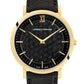 Sloan Cube Leather 40mm Gold Black