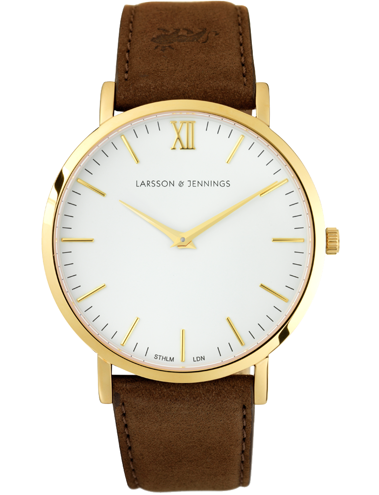 Lj Classic Lugano Leather 40mm Gold White