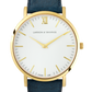 Lj Classic Lugano Leather 40mm Gold White