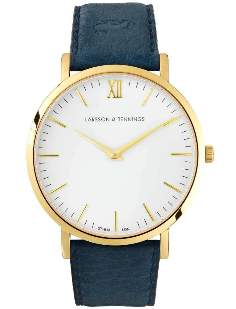 Lj Classic Lugano Leather 40mm Gold White