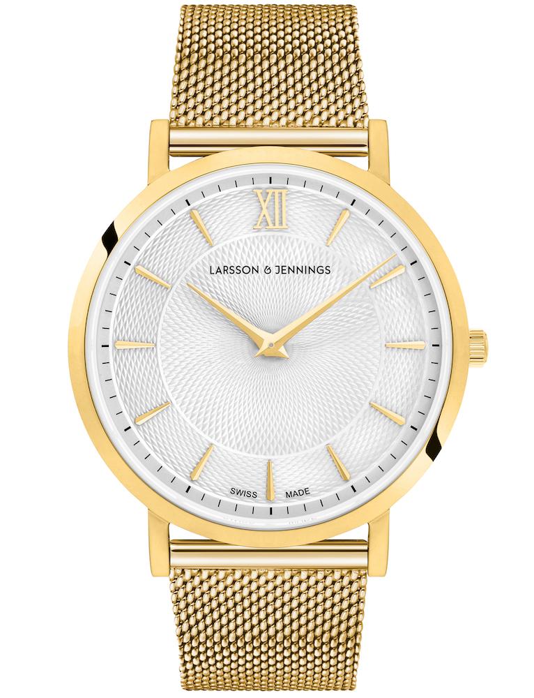 Sloan Diamond Milanese 40mm Gold White