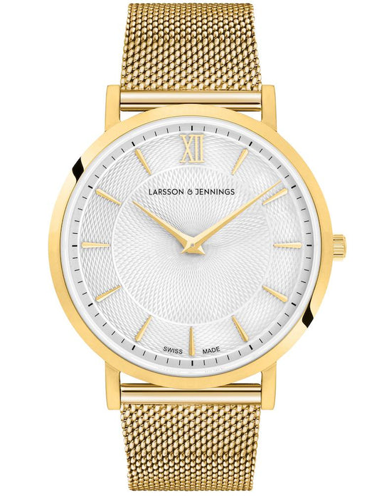 Sloan Diamond Milanese 40mm Gold White