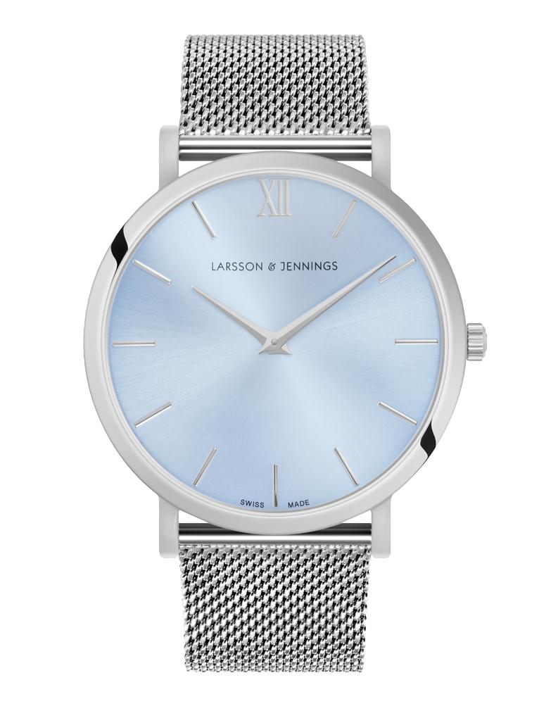 Solaris Lugano Milanese 40mm Silver Blue
