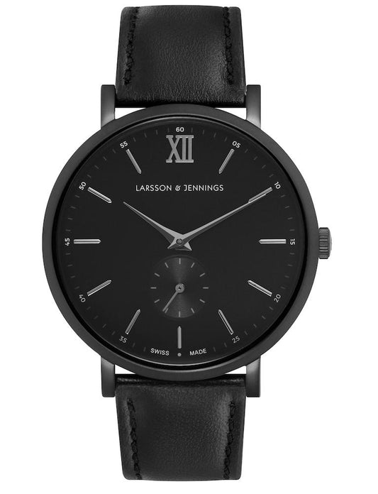 Jura Leather 38mm Black