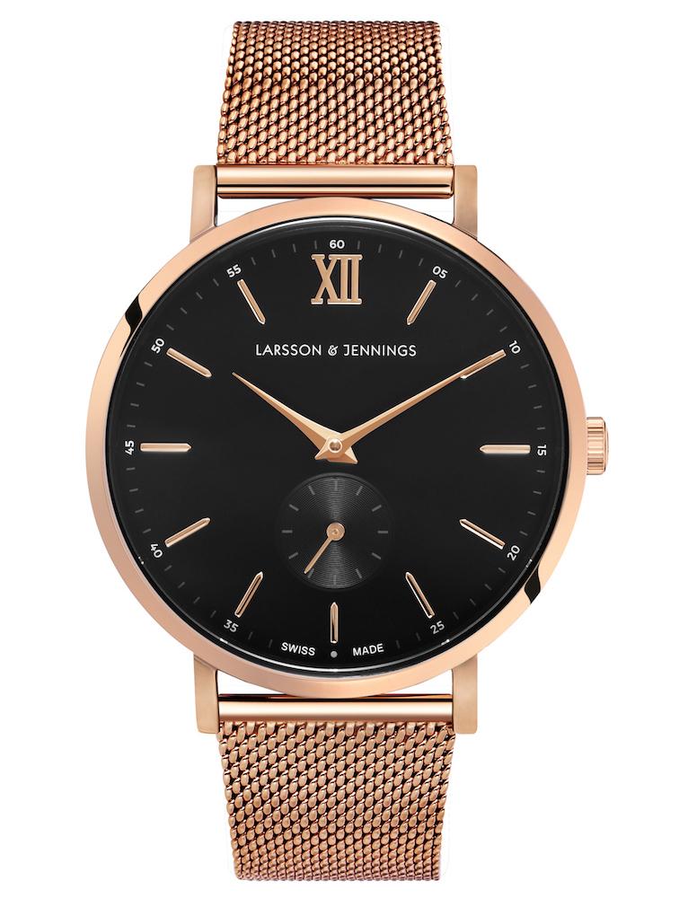 Jura Milanese 38mm Rose Gold Black