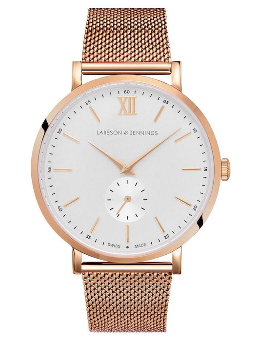 Jura Milanese 38mm Rose Gold White