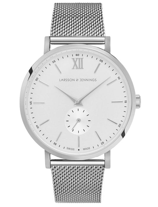 Jura Milanese 38mm Silver White
