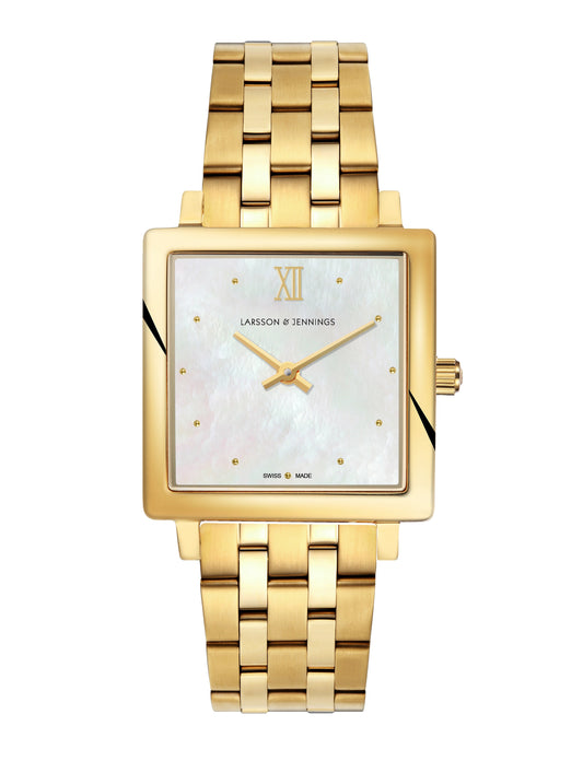 Bernadotte Norse Vasa Link 34mm Gold Pearl