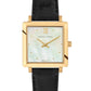 Bernadotte Norse Leather 34mm Gold Pearl