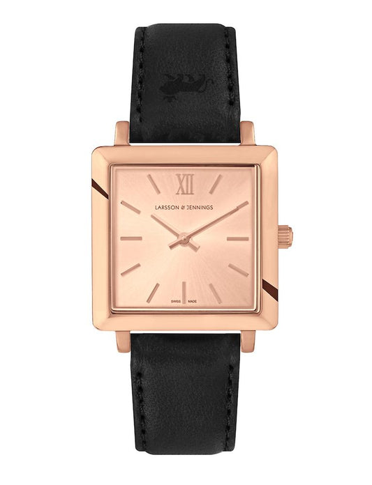 Solaris Norse Leather 34mm Rose Gold