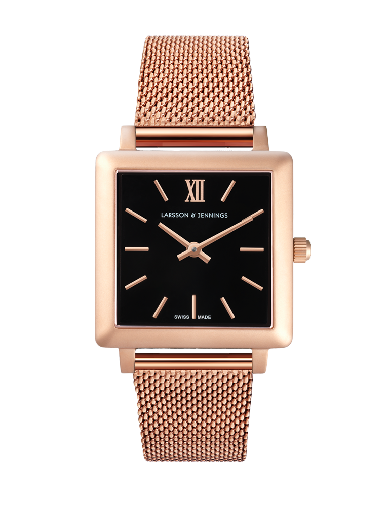 NORSE 34MM ROSEGOLD/BLACK MILANESE ROSEGOLD