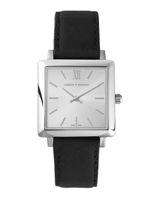 Solaris Norse Leather 34mm Silver