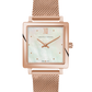Bernadotte Norse Milanese 34mm Rose Gold Pearl