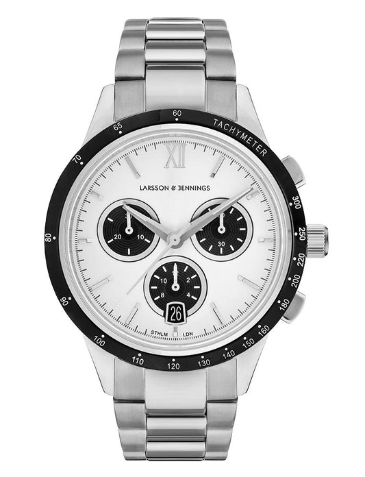 Rally Vasa Link 39mm Silver Black White