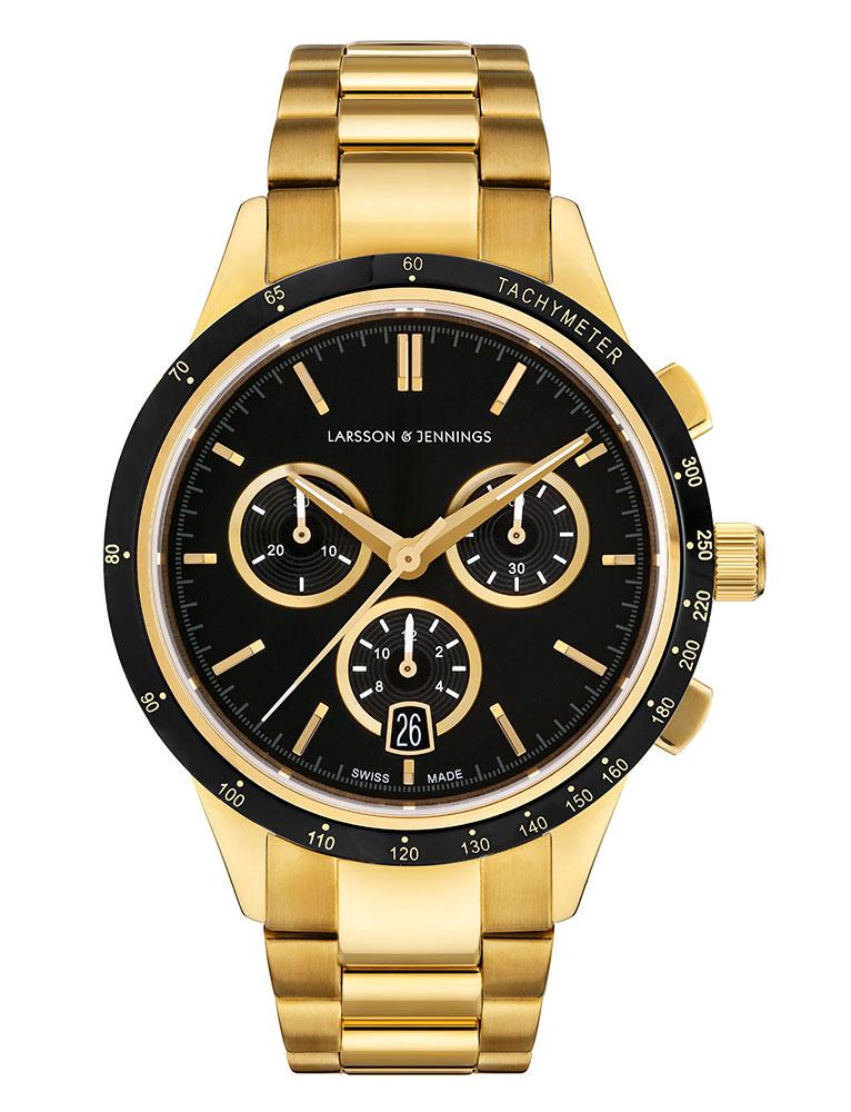 RALLY VASA LINK 38MM GOLD BLACK