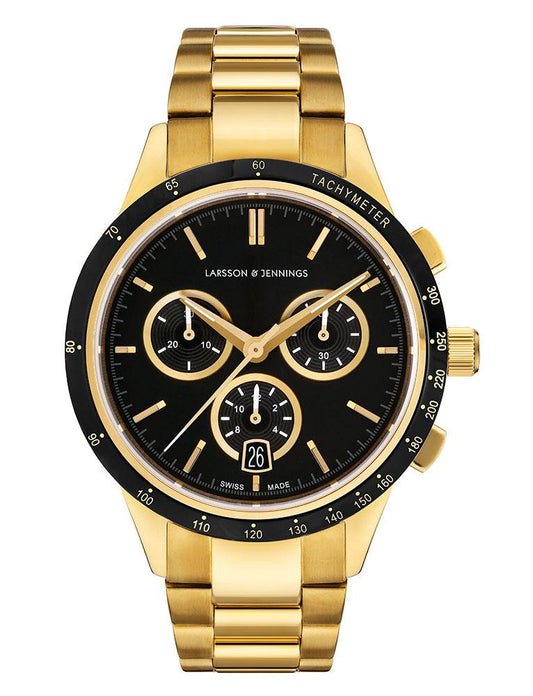 RALLY VASA LINK 38MM GOLD BLACK