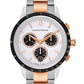 Rally Vasa Link 38mm Silver Black Rose Gold