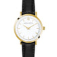 Lj Classic Lugano Leather 26mm Gold White