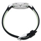 Opera Leather 33mm Silver White