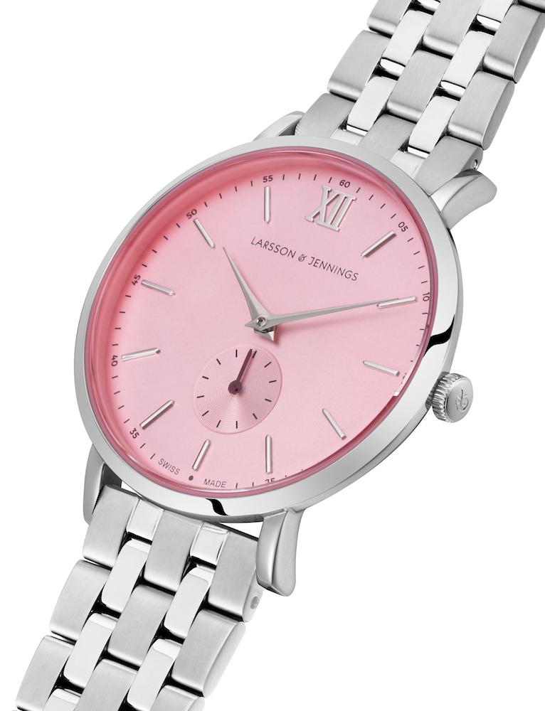 Jura Vasa Link 38mm Silver Pink