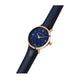 Solaris Lugano Leather 26mm Rose Gold Navy