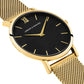 Sloan Pyramid Milanese 40mm Gold Black