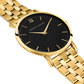 Lj Classic Lugano Vasa Link 40mm Gold Black