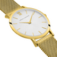 Sloan Guilloche Milanese 40mm Gold White