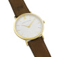 Lj Classic Lugano Leather 40mm Gold White