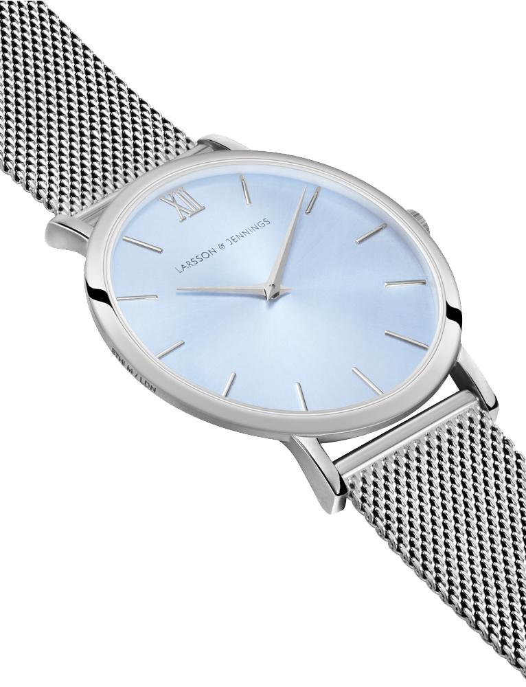 Solaris Lugano Milanese 40mm Silver Blue