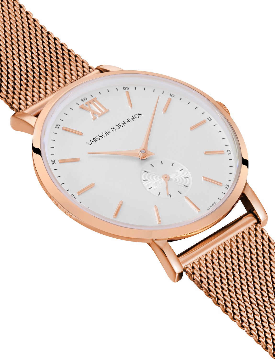 Jura Milanese 38mm Rose Gold White