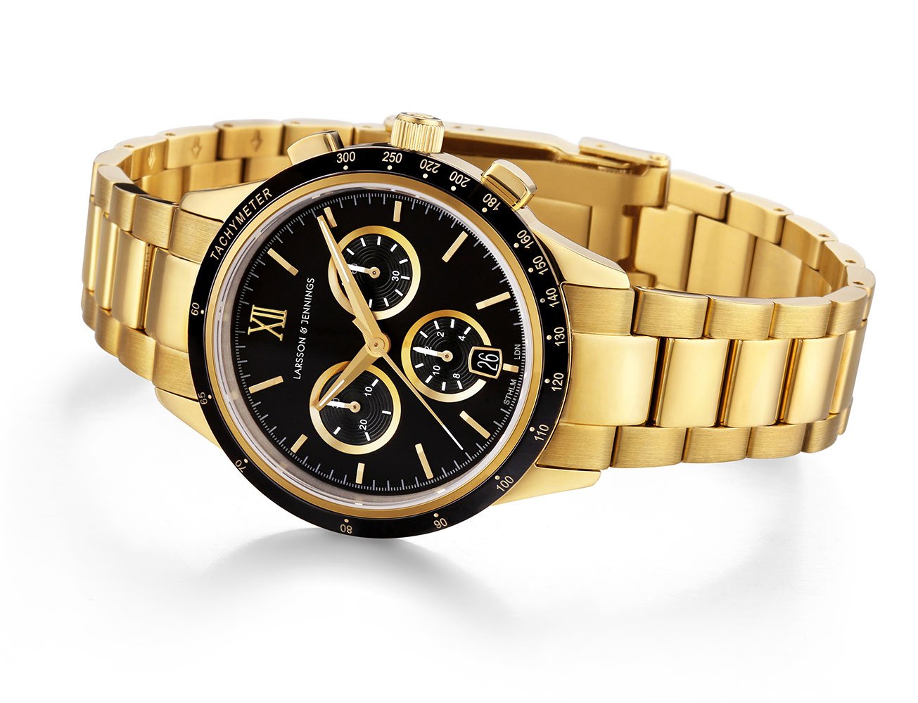 Rally Vasa Link 39mm Gold Black