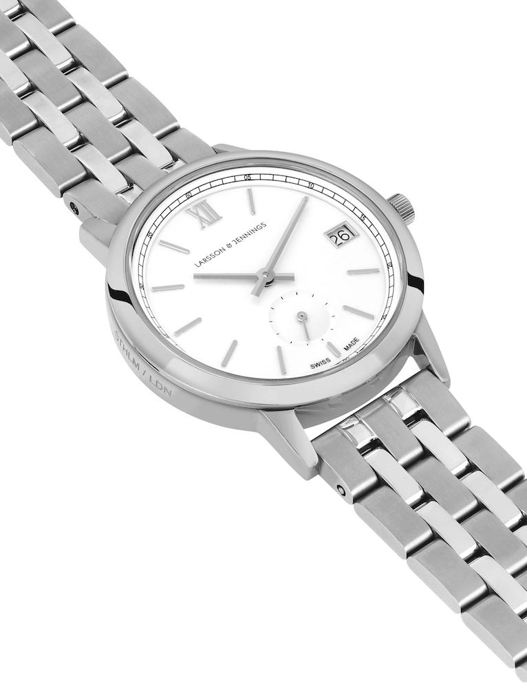 Saxon Vasa Link 33mm Silver White