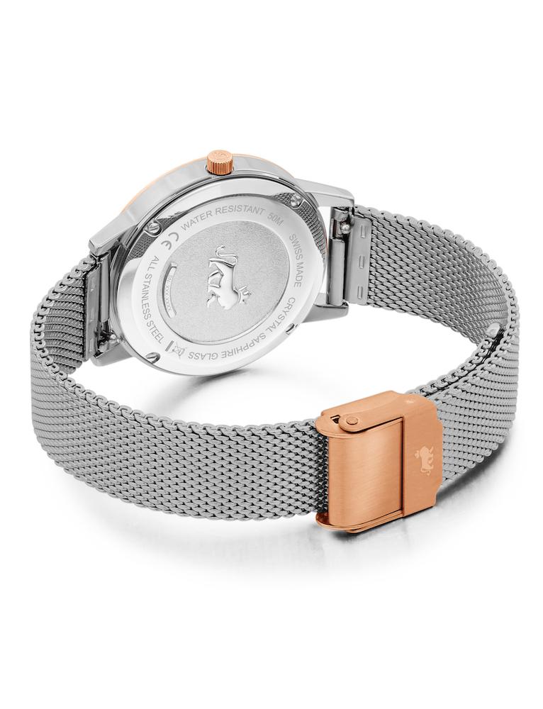 Velo Sunray Milanese 33mm Rose Gold Silver
