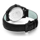 Velo Textured Sunray Leather 39mm Black