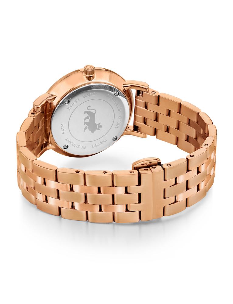 Opera Vasa Link 33mm Rose Gold Charcoal