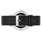 Aurora Leather 38mm Silver Black
