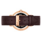 Aurora Leather 38mm Rose Gold White