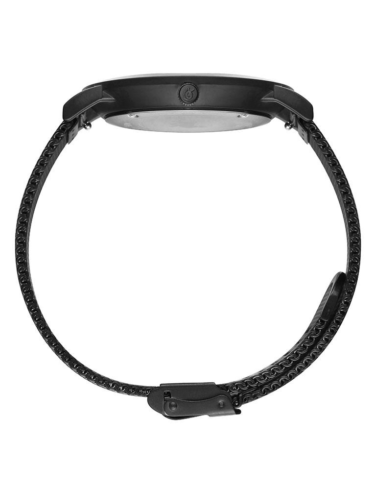 Aurora Milanese 38mm Black Charcoal