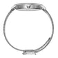 Aurora Milanese 38mm Silver Black