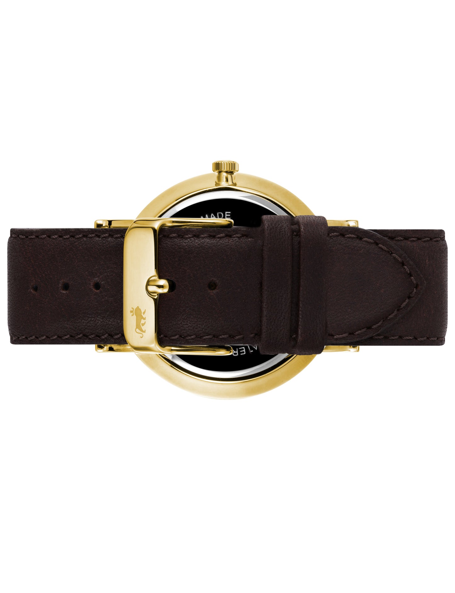 Jura Leather 38mm Gold White