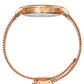 Opera Milanese 38mm Rose Gold White