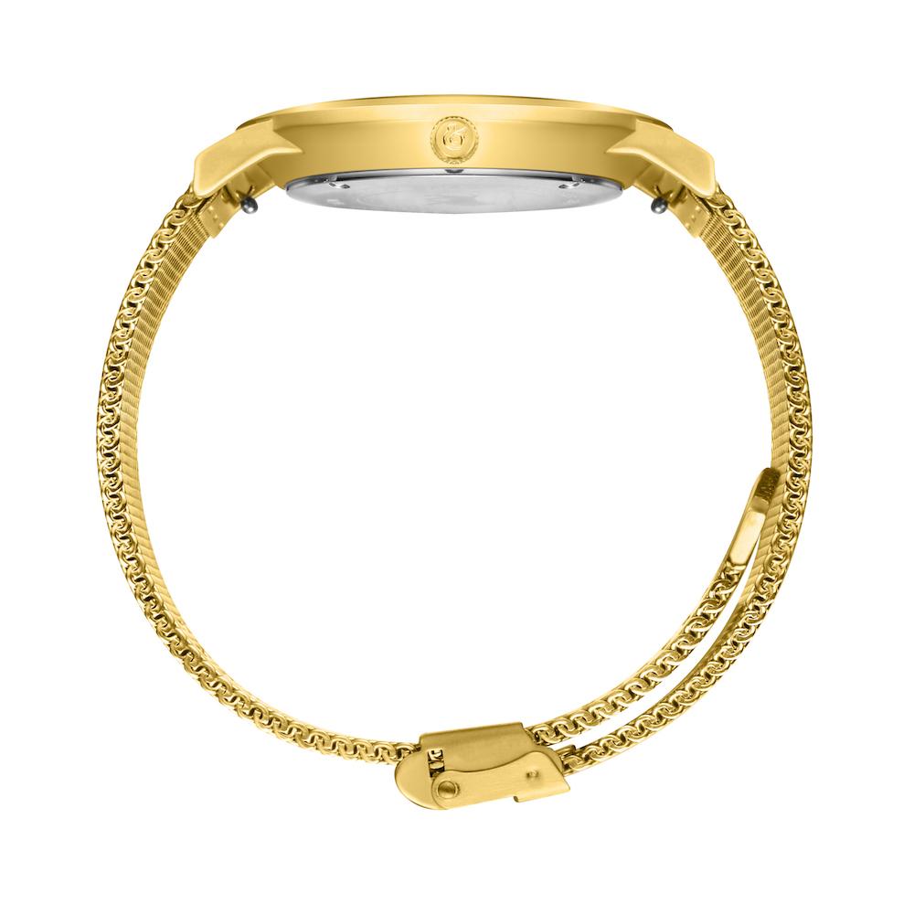 Sloan Pyramid Milanese 40mm Gold White