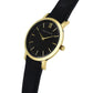 Lj Classic Lugano Leather 33mm Gold Black