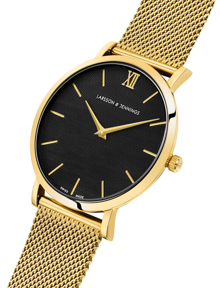 Sloan Pyramid Milanese 40mm Gold Black