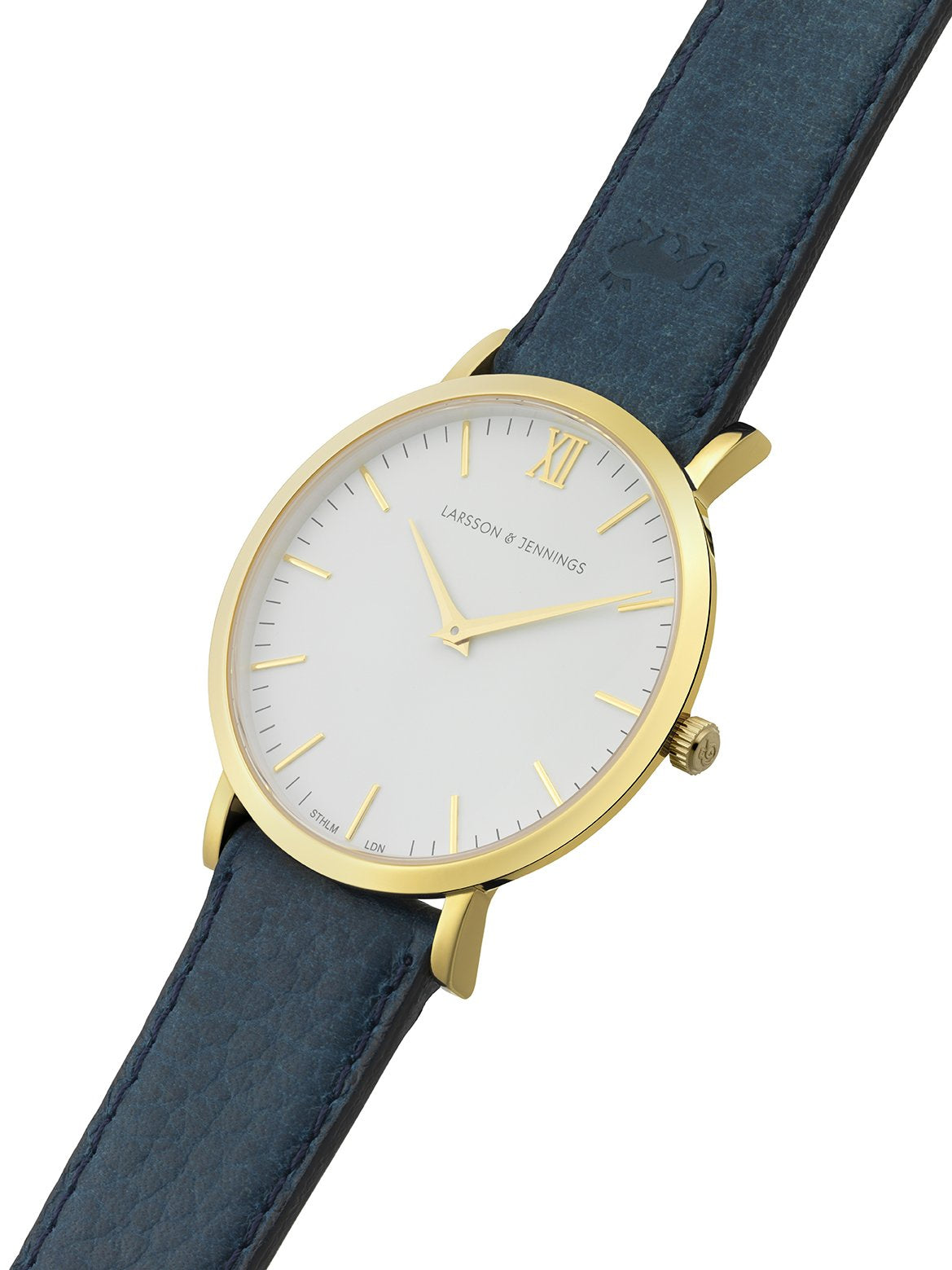 Lj Classic Lugano Leather 40mm Gold White