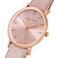 Solaris Lugano Leather 40mm Rose Gold Purple