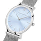 Solaris Lugano Milanese 40mm Silver Blue